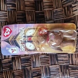 Rare TY BRITANNIA the BEAR McDonald's 1993/OAKBROOK Tag Errors NIB